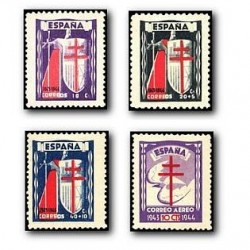 1943 España. Pro Tuberculosis. Edif.970/973 *
