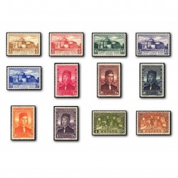 1930 Sellos de España 547/558 **. Descubrimiento de América