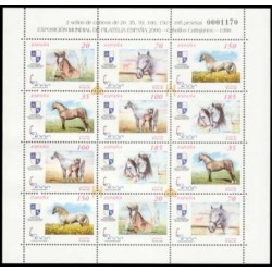 1998 España. Exp. Mun. de Filat. España 2000 - Caballos (Edif.MP-62)**